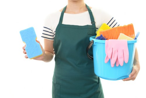 Eco-conscious carpet cleaning van and recycling materials in Islington