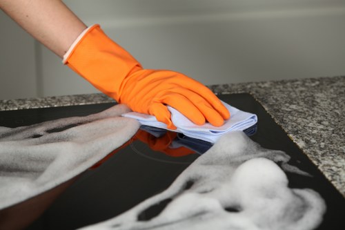 Customer complaint review process for carpet cleaning service